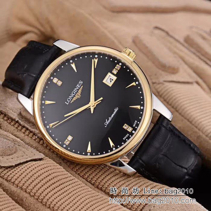 LONGINES浪琴 經典大三針 全自動機械 精品男士腕表 WSS0007
